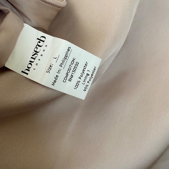 House of CB | Olivette Corset Maxi Dress I'm Crystal satin Size Large NWOT - Picture 14 of 15